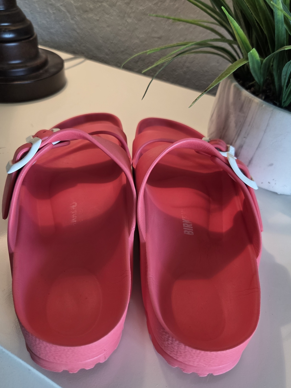 Birkenstock Arizona Essentials EVA Pink Sandals Sz 9 / 40 EU - Picture 3 of 8